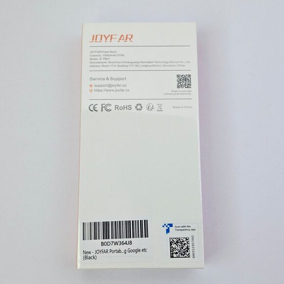 JOYFAR Portable Charger Power Bank Battery Pack USB C 10000mAh Travel Essentials - Picture 2 of 7